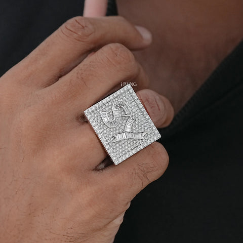 Baguette Cut Lab Grown Diamond Men's Band