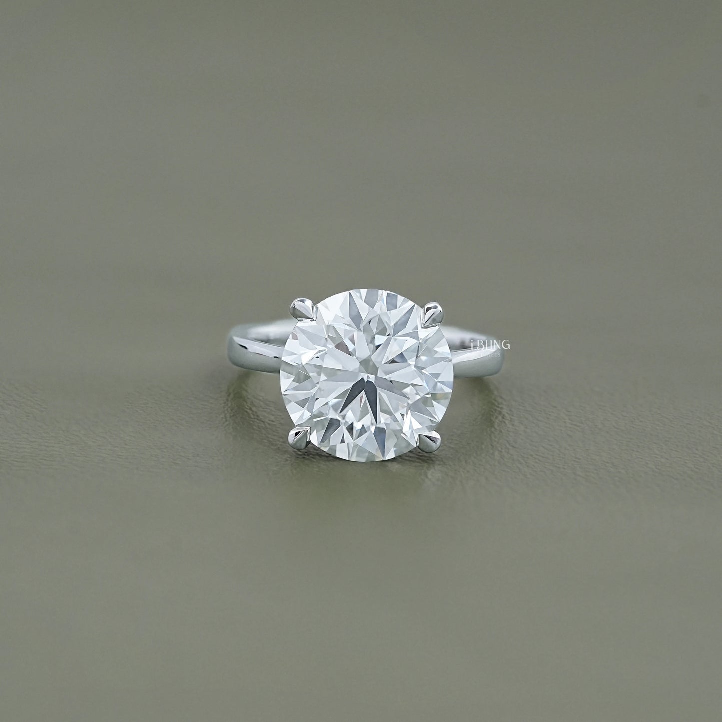Round Cut Lab Grown Diamond Solitaire Ring Solitaire Ring