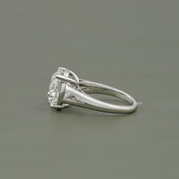 Round Diamond Split Shank Solitaire Ring