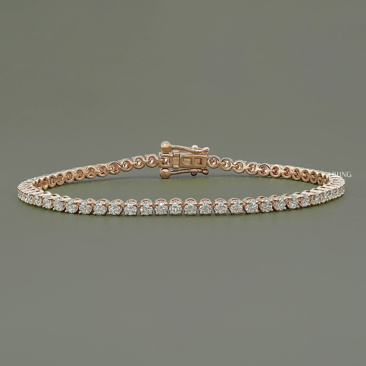 2.30 MM Round Lab Diamond Tennis Bracelet