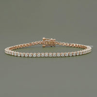 2.30 MM Round Lab Diamond Tennis Bracelet