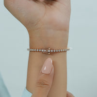 2.30 MM Round Lab Diamond Tennis Bracelet