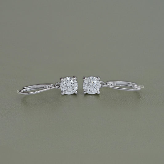 iBling Jewels lab grown diamond drop earrings in gold, crafted as fine jewelry for modern women