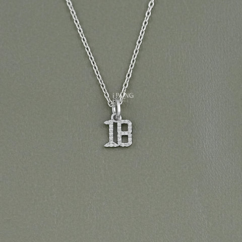 Round Cut Lab Grown Diamond Charm Pendant