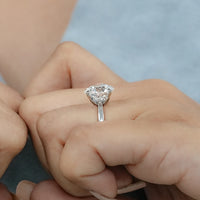 Round Lab Grown Diamond Solitaire Engagement Ring