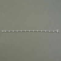 Heart & Round Cut Diamond Tennis Bracelet