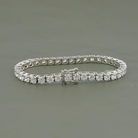 Round Cut Lab Diamond Tennis Bracelet