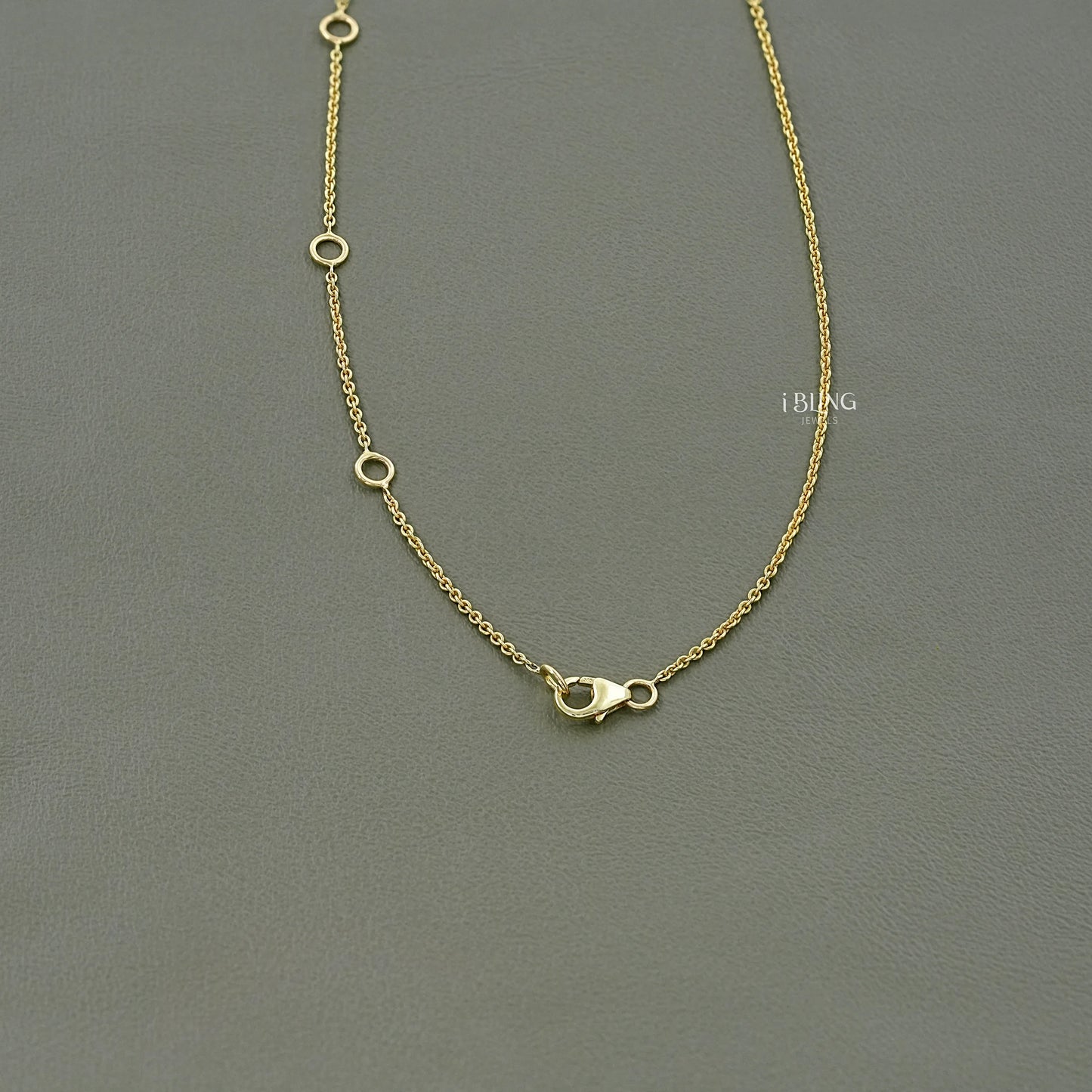 Round Cut Diamond Tennis Chain Necklace