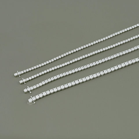 Round Moissanite Tennis Bracelet