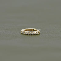 Round Cut Lab Diamond Hoop & Huggie Men's Earrings