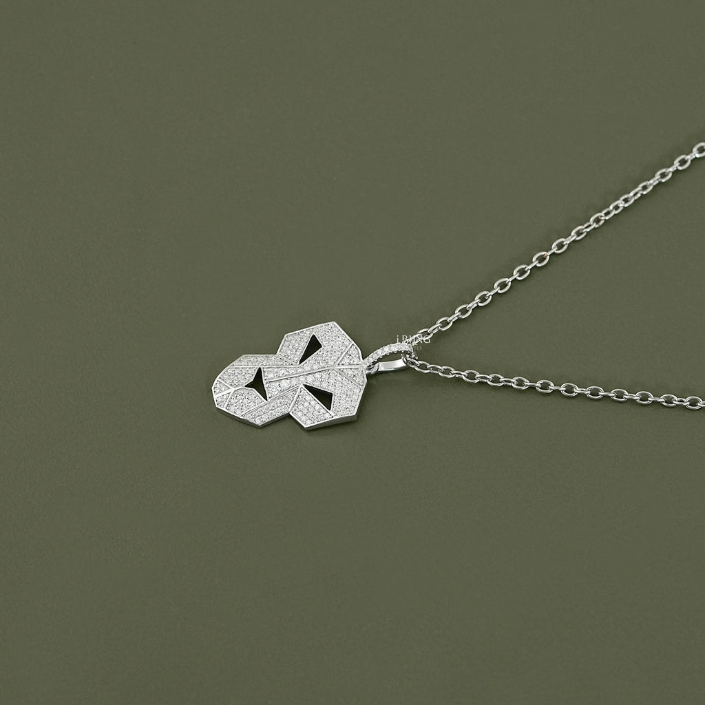 Lion Face Cut Round Lab Diamond Hip Hop Men's Pendant