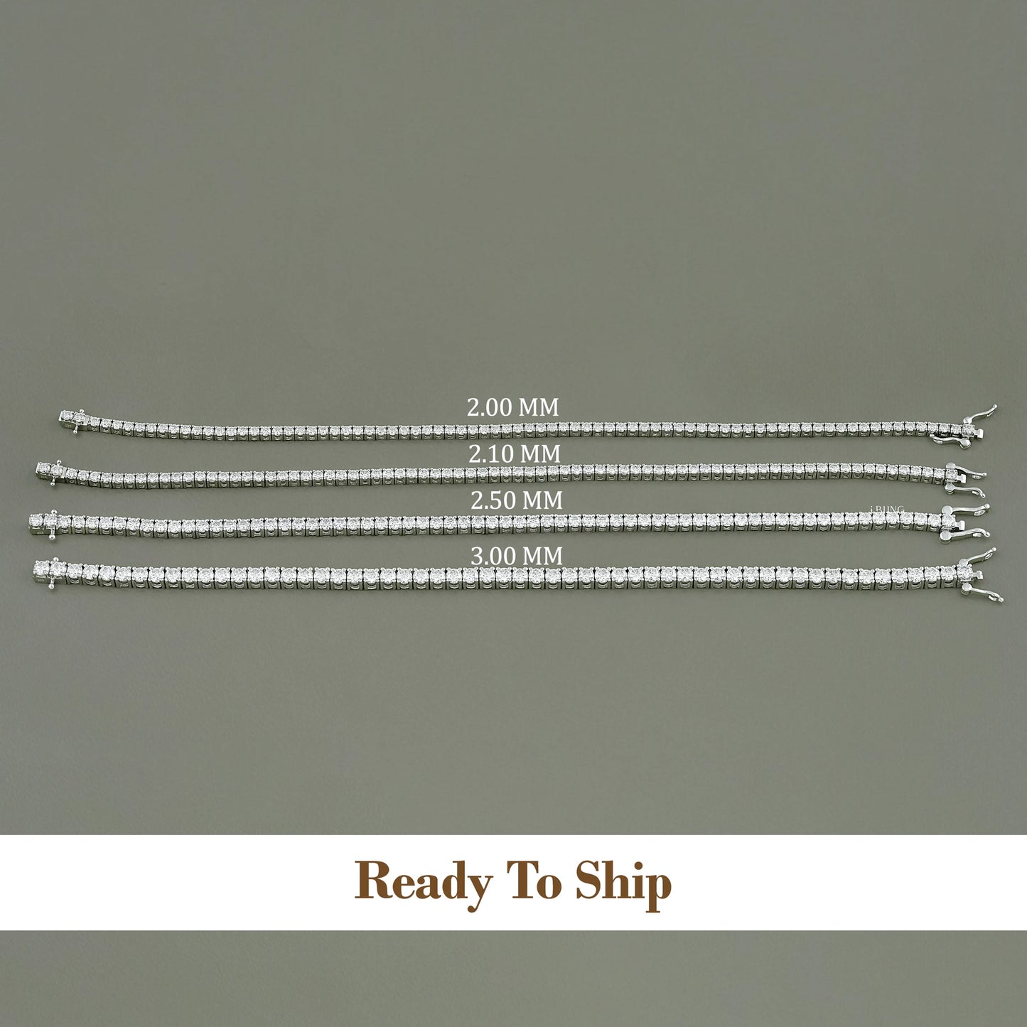 Round Moissanite Tennis Bracelet