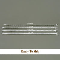 Round Moissanite Tennis Bracelet