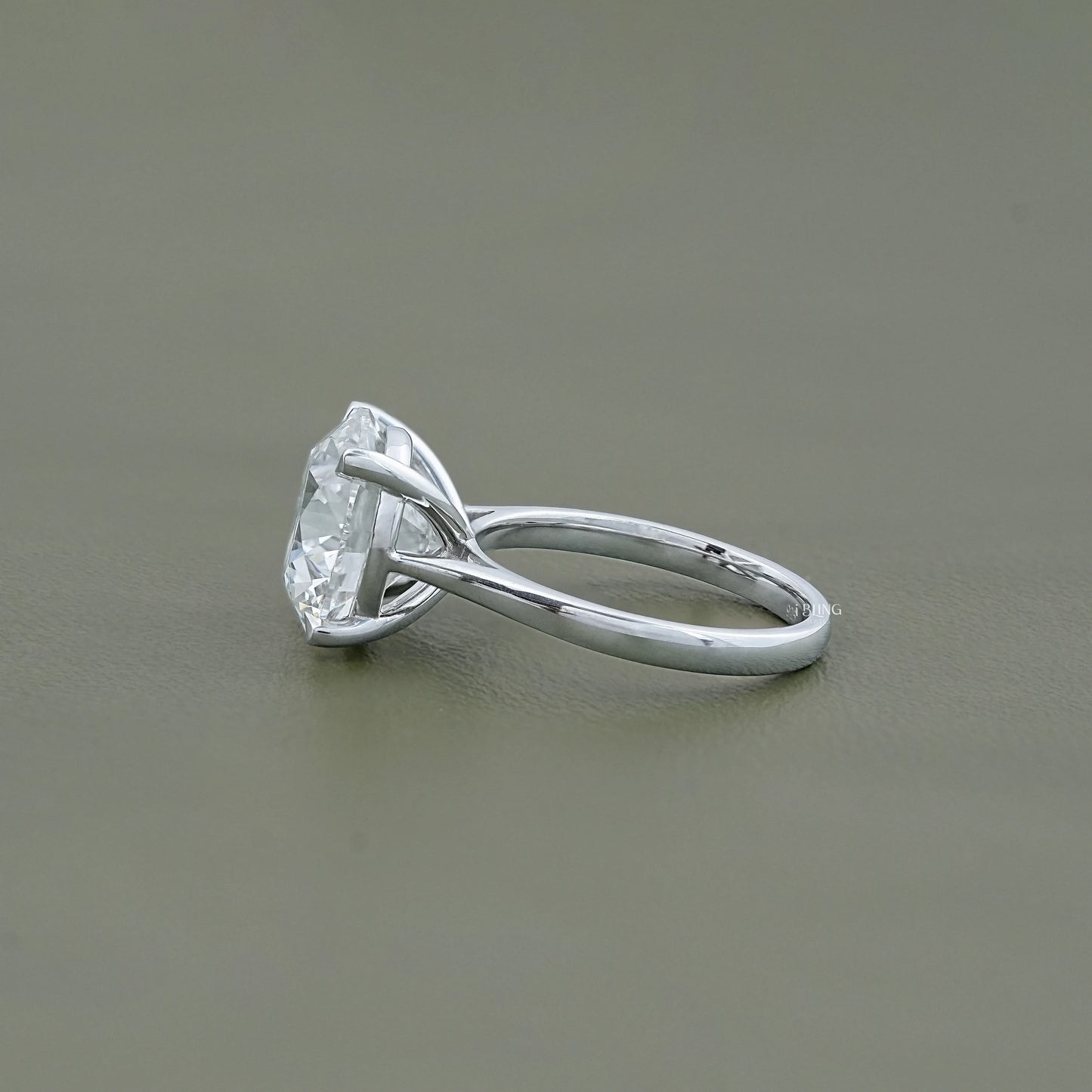 Round Cut Lab Grown Diamond Solitaire Ring Solitaire Ring