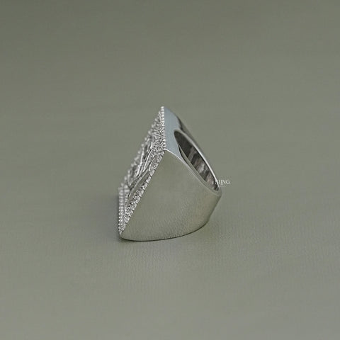Baguette Cut Lab Grown Diamond Men's Band