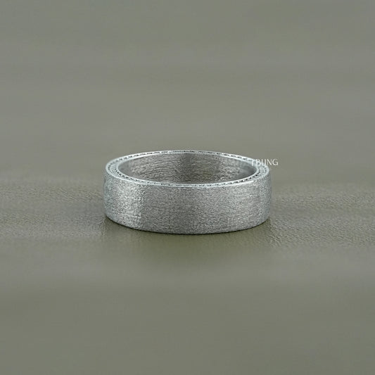 Round Cut Lab Grown Diamond Men's Wedding Band Men's Band