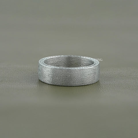 Round Cut Lab Grown Diamond Men's Wedding Band