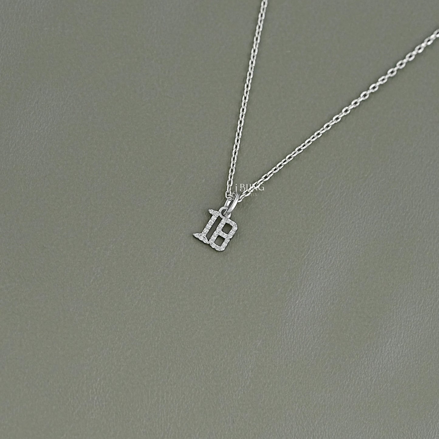Round Cut Lab Grown Diamond Charm Pendant Pendants