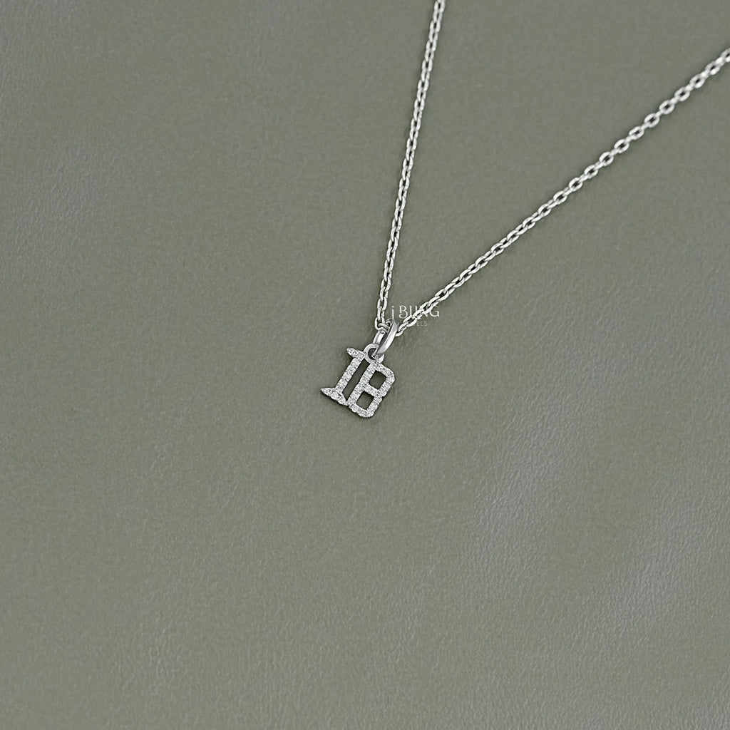 Round Cut Lab Grown Diamond Charm Pendant