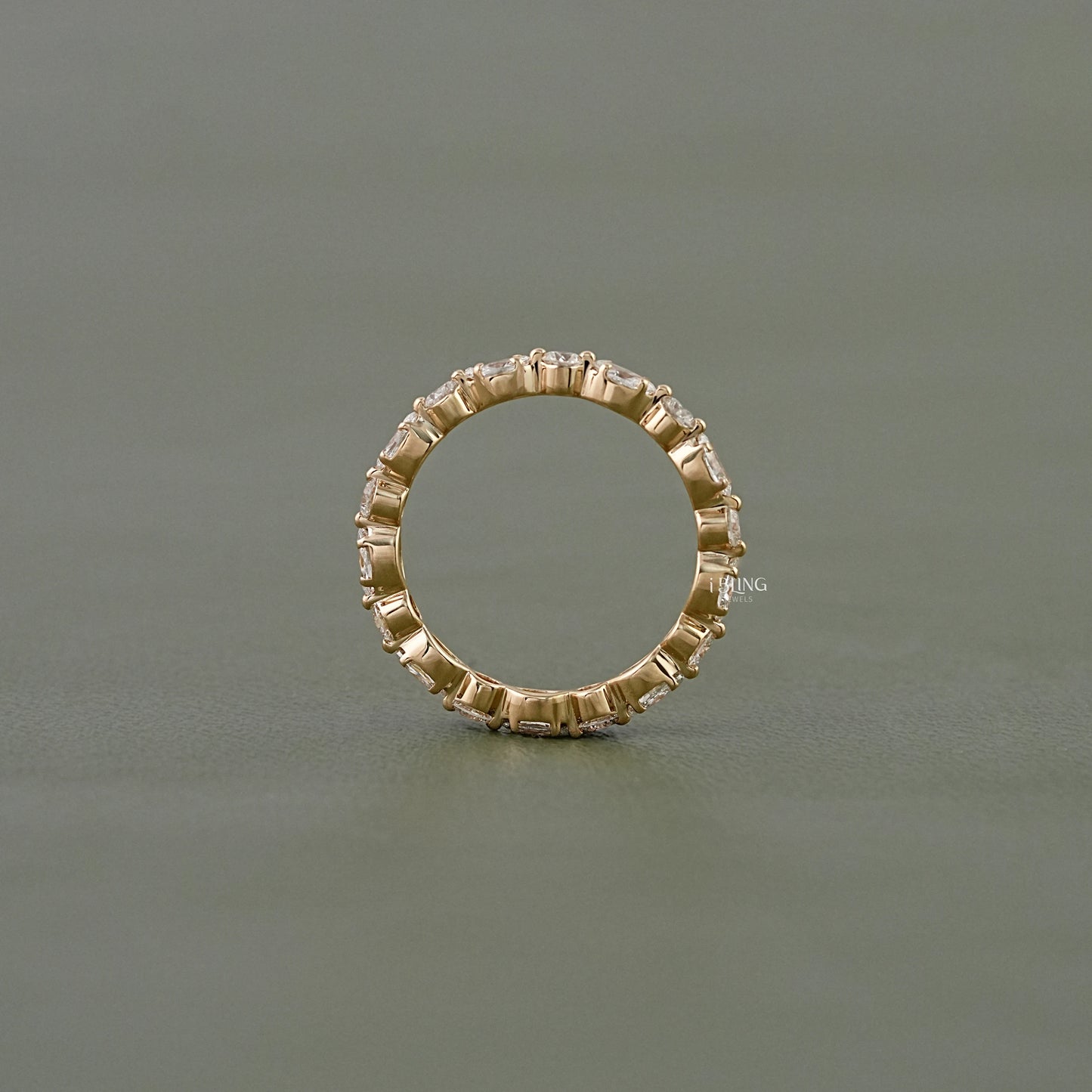 Marquise & Round Lab Grown Diamond Wedding Band Band