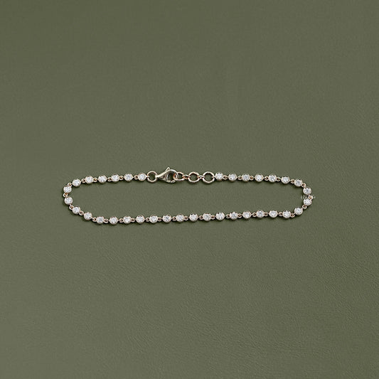 Round Cut Lab Diamond Tennis Bracelet