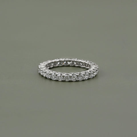 Round Lab Grown Diamond Stackable Wedding Band