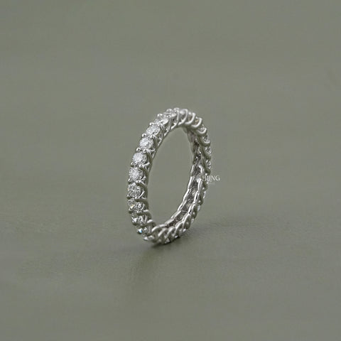 Round Lab Grown Diamond Stackable Wedding Band