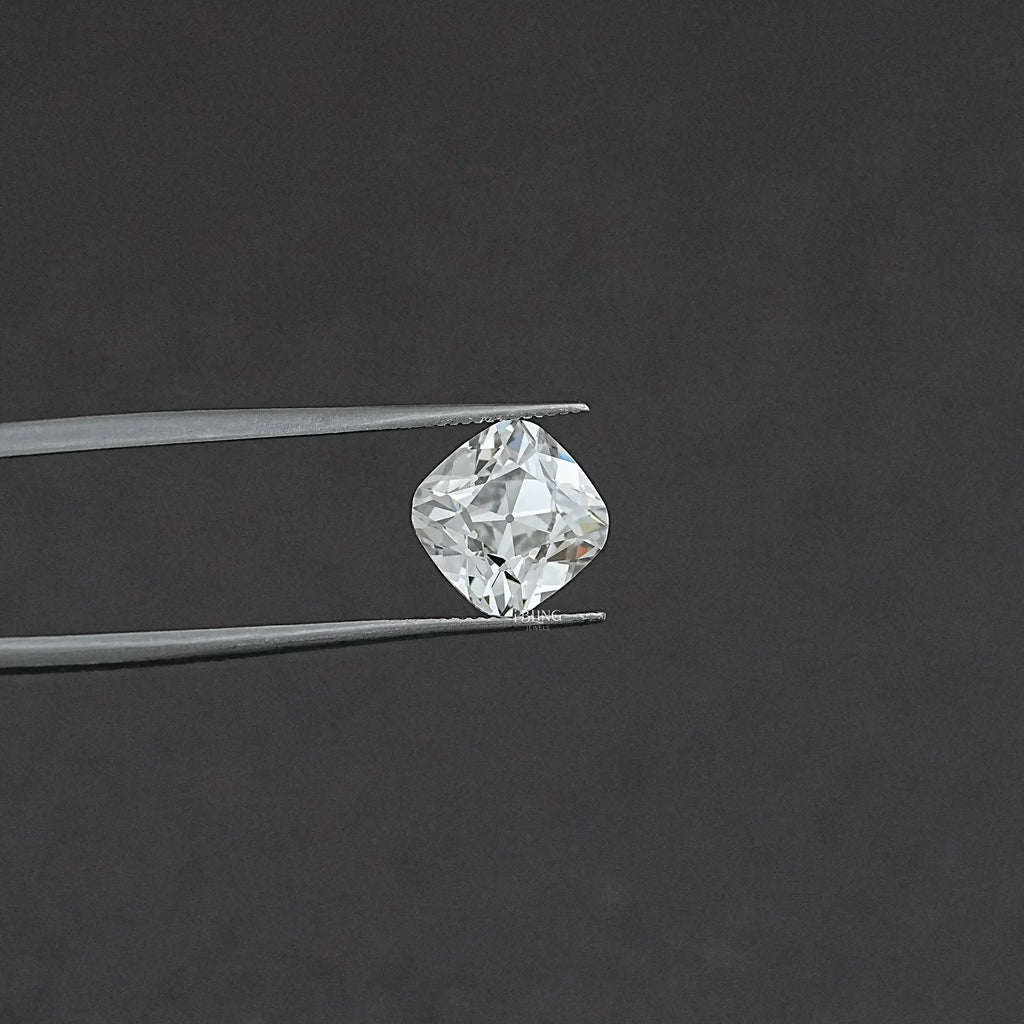 Old Mine Square Cushion Cut Lab Grown Diamond