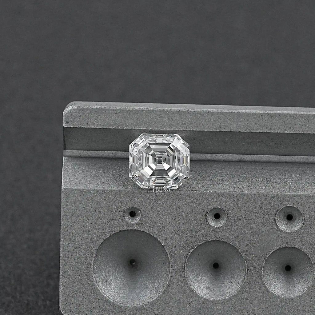 Old Mine Square Emerald Cut Lab Grown Diamond