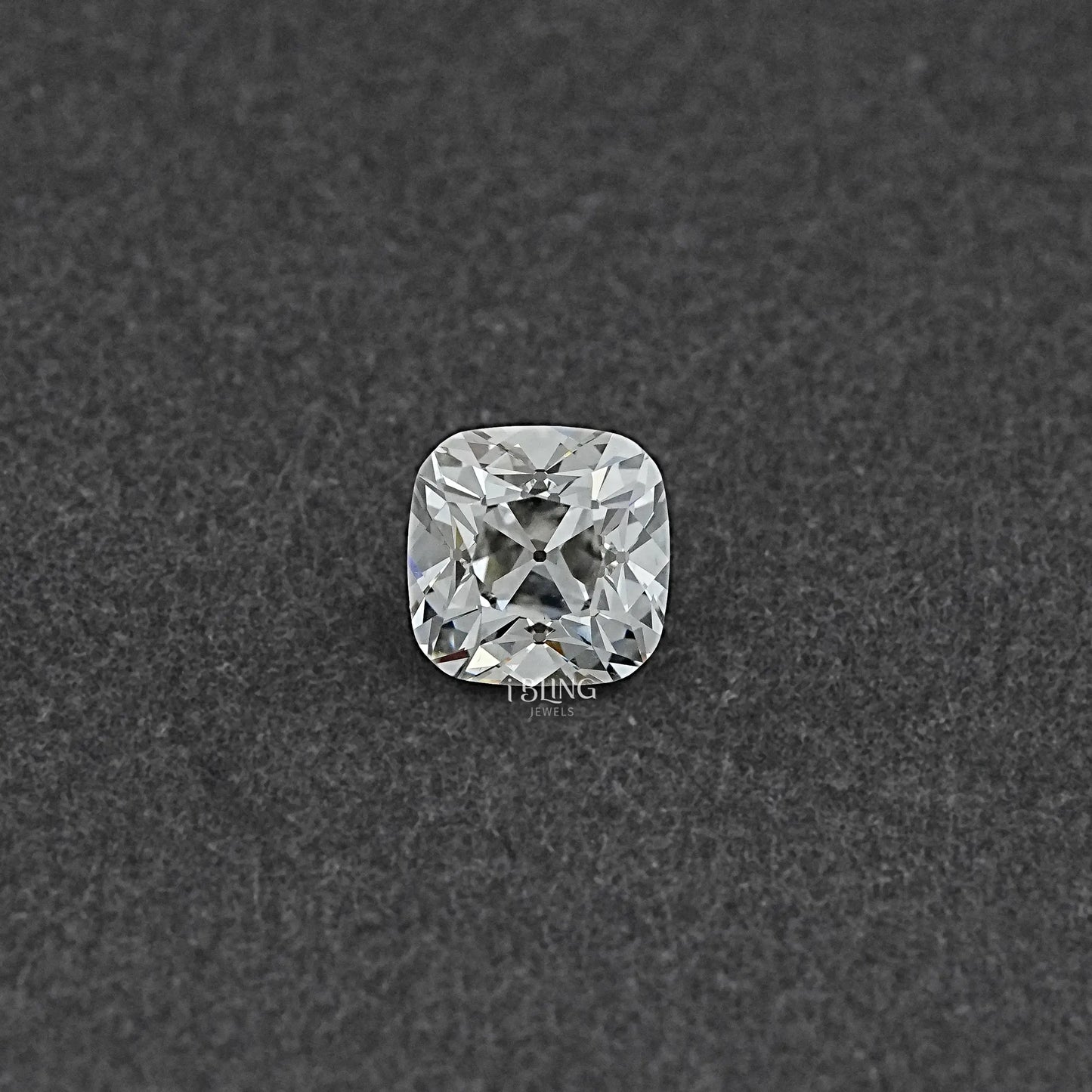 Old Mine Square Cushion Cut Lab Grown Diamond
