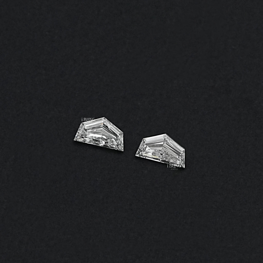 Step Cut Cadillac Cut Lab Diamond Matching Pair