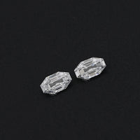Step Cut Octagon Lab Diamond Matching Pair