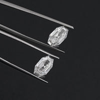 Step Cut Octagon Lab Diamond Matching Pair