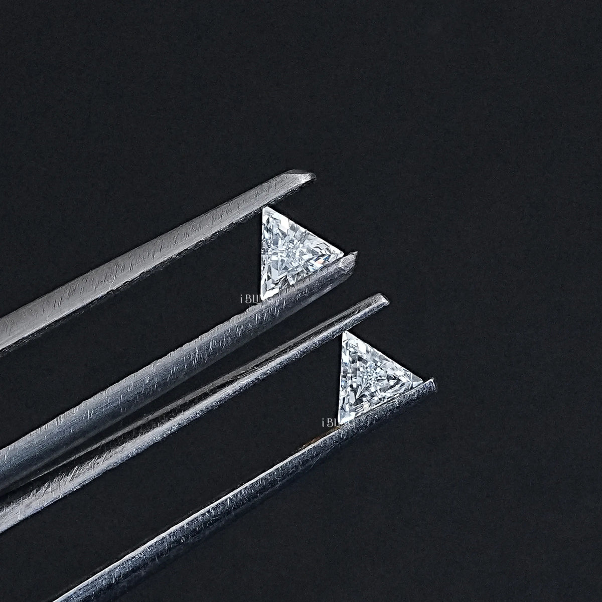 Metal Lab Triangle Lab Grown Triangle Diamonds | Matching Pair – Ibling Jewels