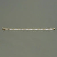 Asscher Cut Lab Diamond Bezel Set Tennis Bracelet