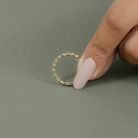 Round Bezel Set Lab Grown Diamond Wedding Band