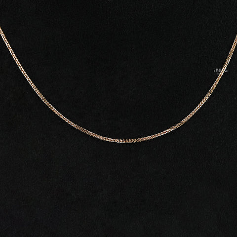 Yellow Gold Square Wheat Chain