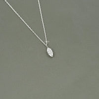 Marquise Cut Lab Diamond Solitaire Pendant Necklace