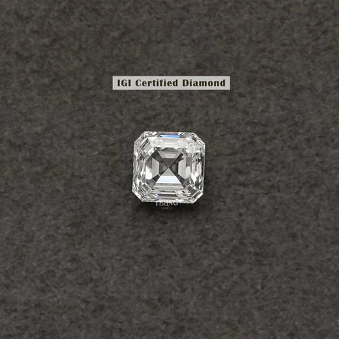 IGI Certified Asscher Cut Loose Lab Diamond