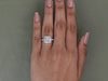 Princess Lab Grown Diamond Halo Accent Ring